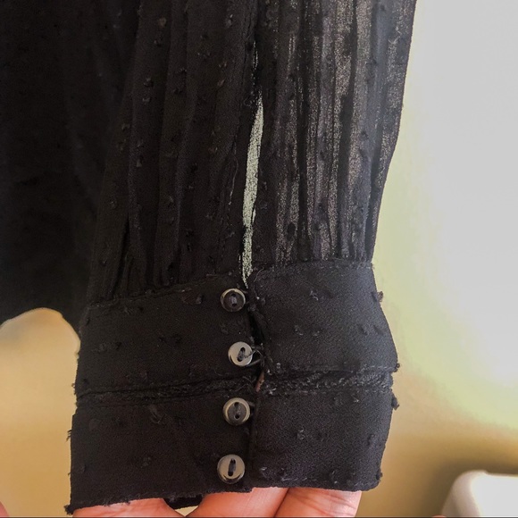 Zara Trafaluc Collection- Black Blouse - Picture 4 of 5